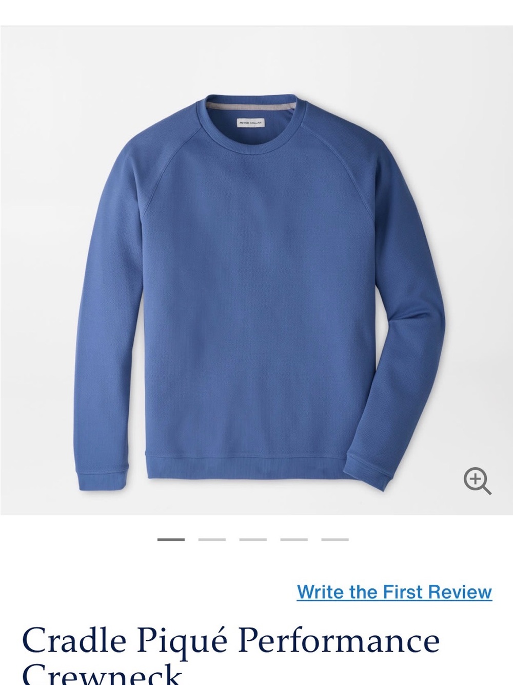 Peter Millar Baby Blue Crewneck Sweater XL!